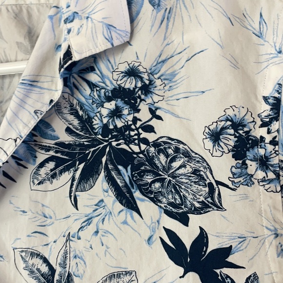 Zara flower print blue white - Picture 3 of 5